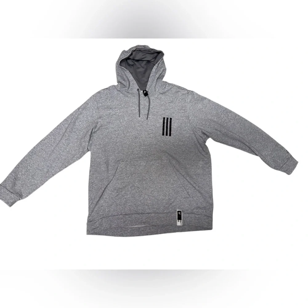 Adidas Men’s Hoodie Gray Size XL – Preloved, Great Condition